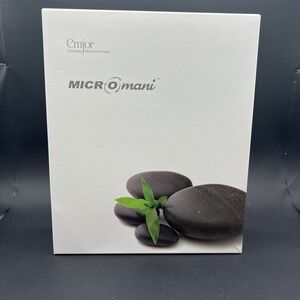 NEW!! EMJOI Micro -Mani Manicure Smooth & Shine ( Battery Operated) White
